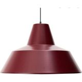 Rys Tasarım Retro Metal Sarkıt Avize Rustik Tekli Sarkıt Bordo Içi Beyaz Cafe Mutfak Aydınlatma 22 cm - 1
