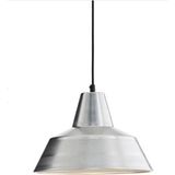 Rys Tasarım Retro Metal Sarkıt Avize Rustik Tekli Sarkıt Krom Içi Beyaz Cafe Mutfak Aydınlatma ÇAP:30CM - 1