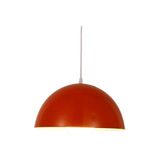 Rys Tasarım Rys Retro Metal Dekoratif Kırmızı Tekli Sarkıt Avize Çap:30 cm - 1