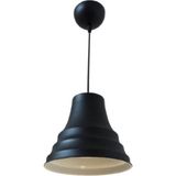 Rys Tasarım Rys Retro Metal Dekoratif Siyah Içi Beyaz Cafe Mutfak Tekli Sarkıt Aydınlatma Çap:23 cm - 1