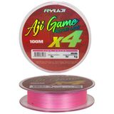 Ryuji Aji Game 4X 100M Pembe Lrf İp Misina 0,3Pe 0,04Mm 3,5 Kg