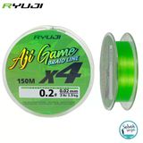 Ryuji Aji Game X4 İp Misina 150Mt Pe 0.2 0.02Mm 1.5Kg A.yeşil