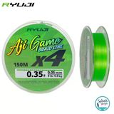 Ryuji Aji Game X4 İp Misina 150mt PE 0.35 0.05mm 4.5kg A.Yeşil