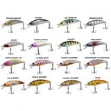 Ryuji Baby Minnow Sinking 5Cm 4.5Gr Sinking Maket Balik Zebra Glow