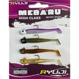 Ryuji Mebaru Micro Shad 6.5cm 3.8gr Lrf Silikon Yem Seti 4 Adet Natural Mix