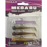 Ryuji Mebaru Micro Shad 6.5cm 3.8gr Lrf Silikon Yem Seti Natural Mix - Ryuji Mebaru Micro Shad 6.5cm 3.8gr LRF Silikon Yem Seti Natural Mix