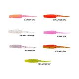 Ryuji Rock Worm 4 cm Kokulu Silikon Yem - Orange UV