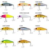 Ryuji Süper Minnow 5,5cm 5gr Maket Yem Melanur - Çok Renkli - STD