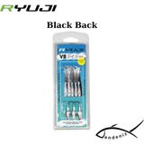 Ryuji V8 Salt Series 8 cm 5.5 gr Silikon Yem - Black Back