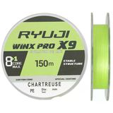 Ryuji Winx Pro X8+1 (X9) 150M Chartreuse Örgü - İp Misina 0.08Mm 4.9Kg