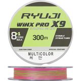 Ryuji Winx Pro X8+1 (X9) 300M Multicolor Örgü - İp Misina 0.20Mm 18Kg