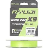 Ryuji Winx Pro X9 150 mt Chartreuse Ip Misina - 0,14 MM