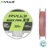 Ryuji Winx Pro X9 İp Misina 300Mt Pe 3.0 0.25Mm 19.8Kg Multicolor