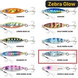 Ryuji Zuby 32 mm 6.6 gr Zebra Glow Jig Yem