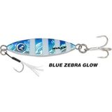 Ryuji Zuby 43 mm 15 gr Blue Zebra Glow Metal Jig Yem