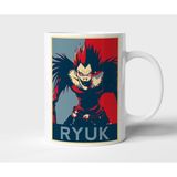 Ryuk Death Note Anime Tasarım Kupa - Hediyelik Kupa - Baskılı Kupa - 001 - Beyaz - 300 ml