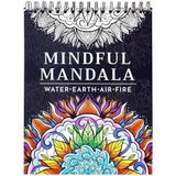 RYVE Mandala boyama kitabı yetişkinler için - 50 benzersiz mandala, gevşeme ve stres giderme için - yetişkin boyama kitapları spiral ciltli, yetişkin boyama kitapları kadınlar ve erkekler için