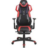 Ryze Techno-Cool Oyuncu Koltuğu - Rgb - Siyah/kırmızı 74X119-129X51 cm - Siyah - Kırmızı