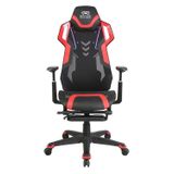 RYZE Techno-Cool Oyuncu Koltuğu - RGB - Siyah/Kırmızı 74x119-129x51 cm
