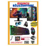 RYZEN GAMİNG PC OYUNCU BİLGİSAYARI RGB MASAÜSTÜ SET RYZEN 5 RX 580