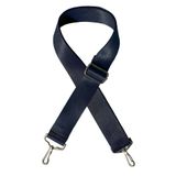 RZ RY ZAGA Çanta Askısı Lacivert Polyester Kolon Tokası Ayarlanabilir Nikel Tokalı Çanta Sapı 4cm X 125cm