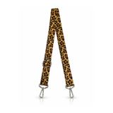 RZ RY ZAGA Çanta Askısı Leopar Desenli Polyester Dokuma Ölçüsü Ayarlanabilir Ayar Tokası Çanta Sapı 3cm X 135cm