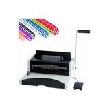 S-1001 Elektrikli Helezon Spiral Cilt Makinesi (15 YAPRAK DELEBİLİR)