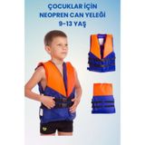 S Beden 4-8 Yaş Mavi Çocuk Can Yeleği Neopren Sünger Yüzme Yeleği Çocuklar İçin Yüzdürme Yelek,Can