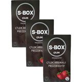 S-Box 3x12 Adet Çilek Aromalı Prezervatif