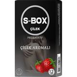 S-Box Çilek Aromalı 12'li Prezervatif Eğlenceli ve Romantik Deneyim İçin Güvenli Koruma - Gizli