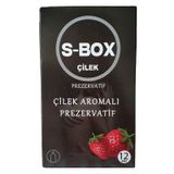 S-Box Çilek Aromalı Prezervatif 12li Paket