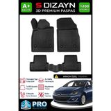 S-Dizayn 3D Pro Havuzlu Paspas A+ Kalite 2012-2020 Opel Astra J Siyah Renk Kaydırmaz Yüzey