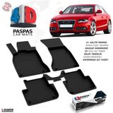 S-Dizayn Audi A4 4D Havuzlu Paspas 2008-2015 A+Kalite - Siyah