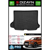 S-Dizayn Audi Q2 3D Pro Bagaj Havuzu Üst Bagaj 2016 Üzeri A+ Kalite