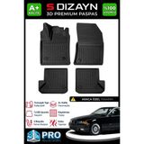 S-Dizayn Bmw 3 Serisi E36 3D Pro Havuzlu Paspas 1990-2000 A+ Kalite - Siyah