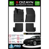 S-Dizayn Bmw 4 Serisi F36 3D Pro Havuzlu Paspas 2013-2020 A+ Kalite - Siyah