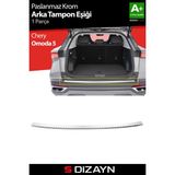 S-Dizayn Chery Omoda 5 Krom Arka Tampon Eşiği 2022 Üzeri A+ Kalite