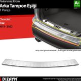 S-Dizayn Chevrolet Trax Krom Arka Tampon Eşiği 2013-2022
