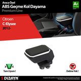 S-Dizayn Citroen C-Elysee 2012-2017 Kol Dayama Kolçak Geçmeli ABS Gri A+ Kalite