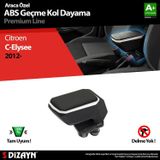 S-Dizayn Citroen C-Elysee Kol Dayama Kolçak Geçmeli ABS Gri 2012-2017 A+ Kalite