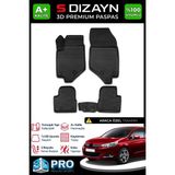 S-Dizayn Citroen C4 3D Pro Havuzlu Paspas 2010-2018 A+ Kalite 3DS-SDZ256 - Siyah