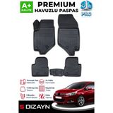 S-Dizayn Citroen C4 3D Pro Havuzlu Paspas 2010-2018 A+ Kalite - Siyah