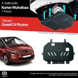 S-dizayn Citroen C4 G. Picasso Çelik Karter Muhafaza Koruma 2013-2020 A+ Kalite