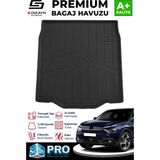 S-Dizayn Citroen C4X Ince Stepne 3D Pro Bagaj Havuzu 2023 Üzeri A+ Kalite