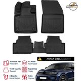 S-Dizayn Citroen C5 Aircross 3D Plus Havuzlu Paspas 2017+ - Siyah