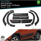 S-dizayn Dacia Duster 2 Kapı Koruma Ve Çamurluk Kaplaması Dodik Seti Parlak Krom Yazılı 2018 Üzeri A+ Kalite