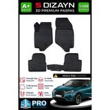 S-Dizayn Ds Ds3 Crossback 3D Pro Havuzlu Paspas 2018 Üzeri A+ Kalite 3DS-SDZ030 - Siyah