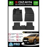 S-Dizayn Ds Ds7 Crossback 3D Pro Havuzlu Paspas 2018-2022 A+ Kalite 3DS-SDZ038 - Siyah