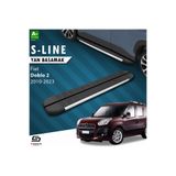 S Dizayn Fiat Doblo 2 S-Line Aluminyum Yan Basamak 193 Cm 2010-2022 A+ Kalite FI-DB2-YBS-SL-AL-193