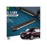 S-dizayn Fiat Doblo 2 S-line Aluminyum Yan Basamak 193 Cm 2010-2022 A+ Kalite